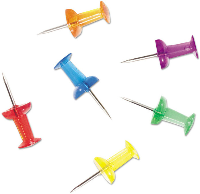 Push Pins
 Colored & Clear Push Pins by Universal