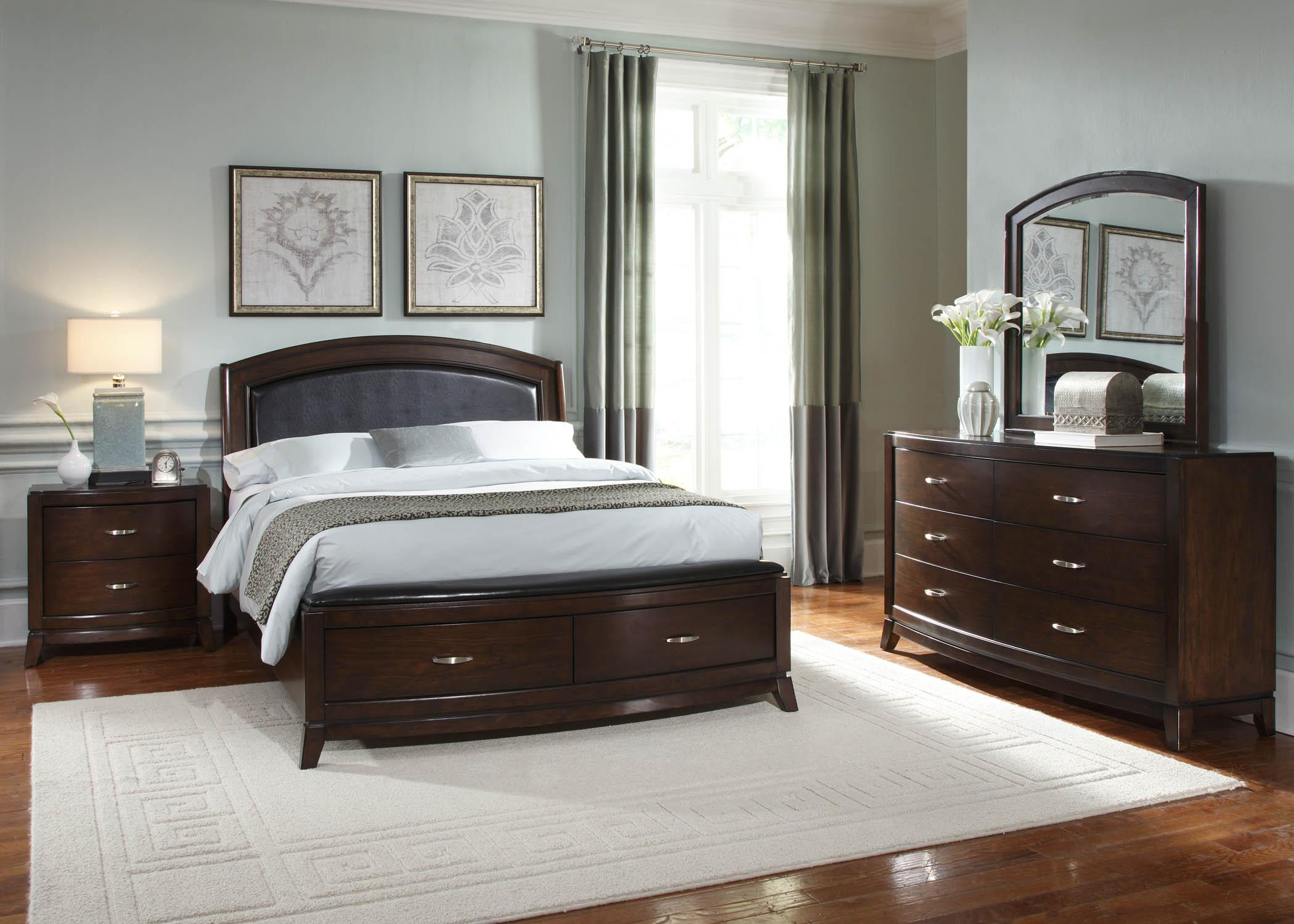 Queen Bedroom Sets With Storage
 Avalon 4PC Queen Storage Bedroom Set Rotmans