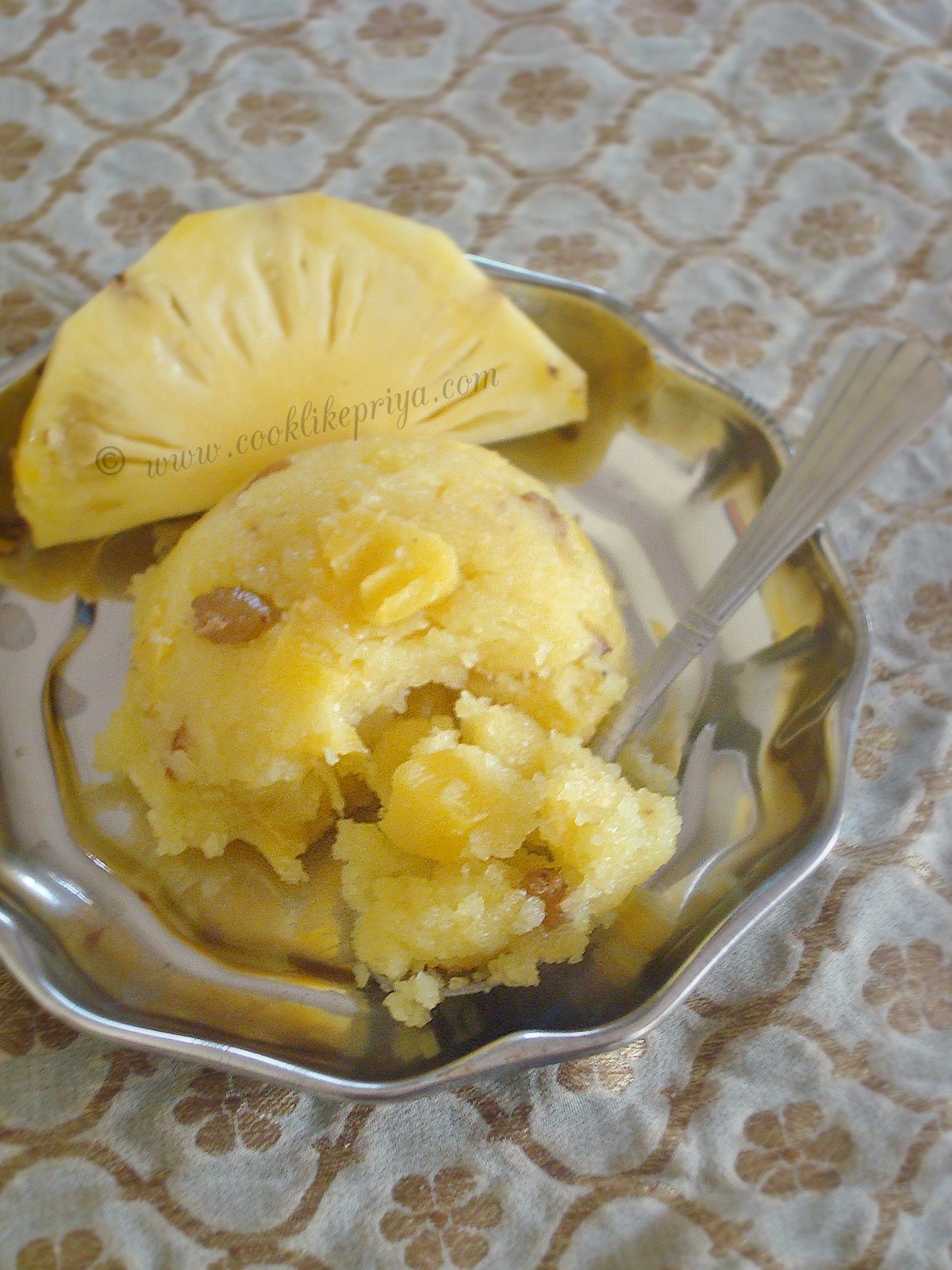 Quick Indian Sweet Recipes
 Cook like Priya Pineapple Kesari