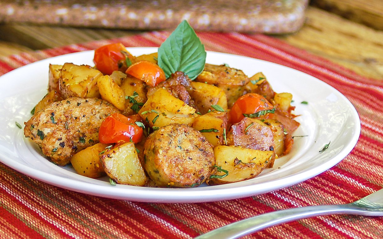 Quick Italian Recipes
 Easy e Skillet Meal Hearty Italian Sausage and Potatoes