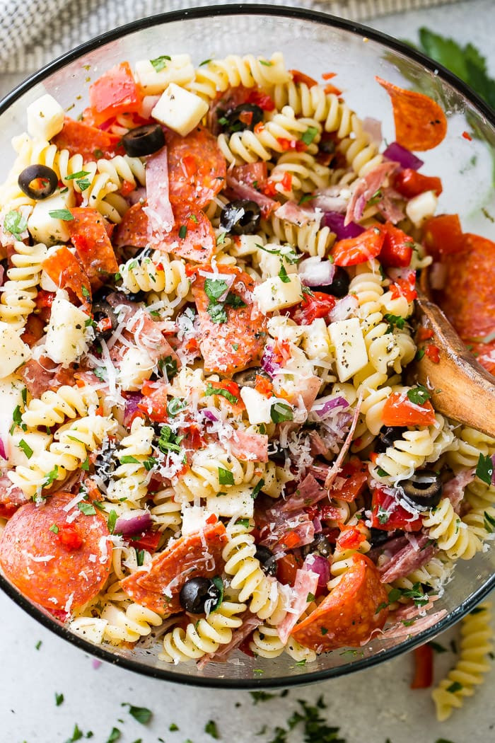 Quick Italian Recipes
 Easy Italian Pasta Salad Oh Sweet Basil
