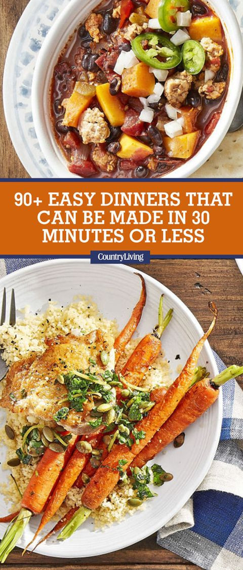Quick Meals For Dinner
 99 Quick and Easy Dinners Best Recipes for 30 Minute Meals