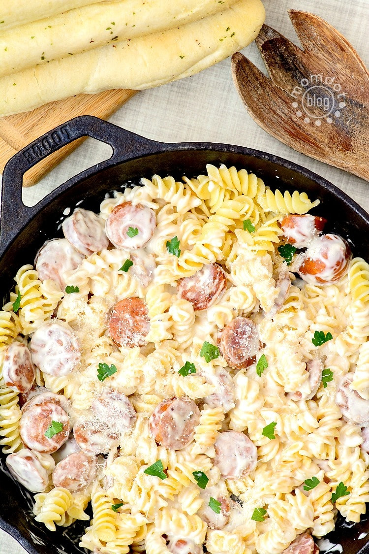 Quick Meals For Dinner
 Spicy sausage Alfredo Recipe