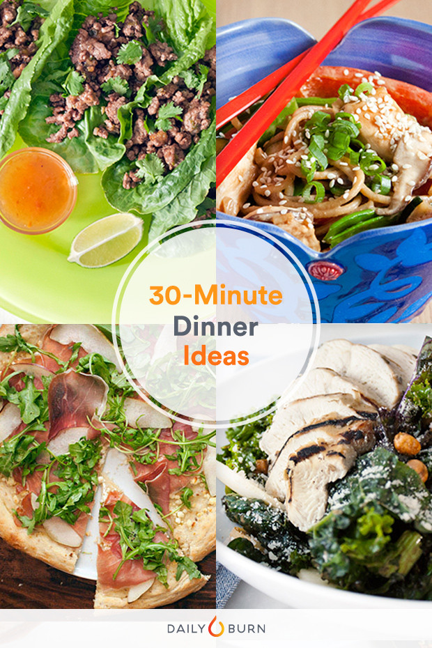 Quick Meals For Dinner
 30 Minute Meals for Quick Healthy Dinner Ideas