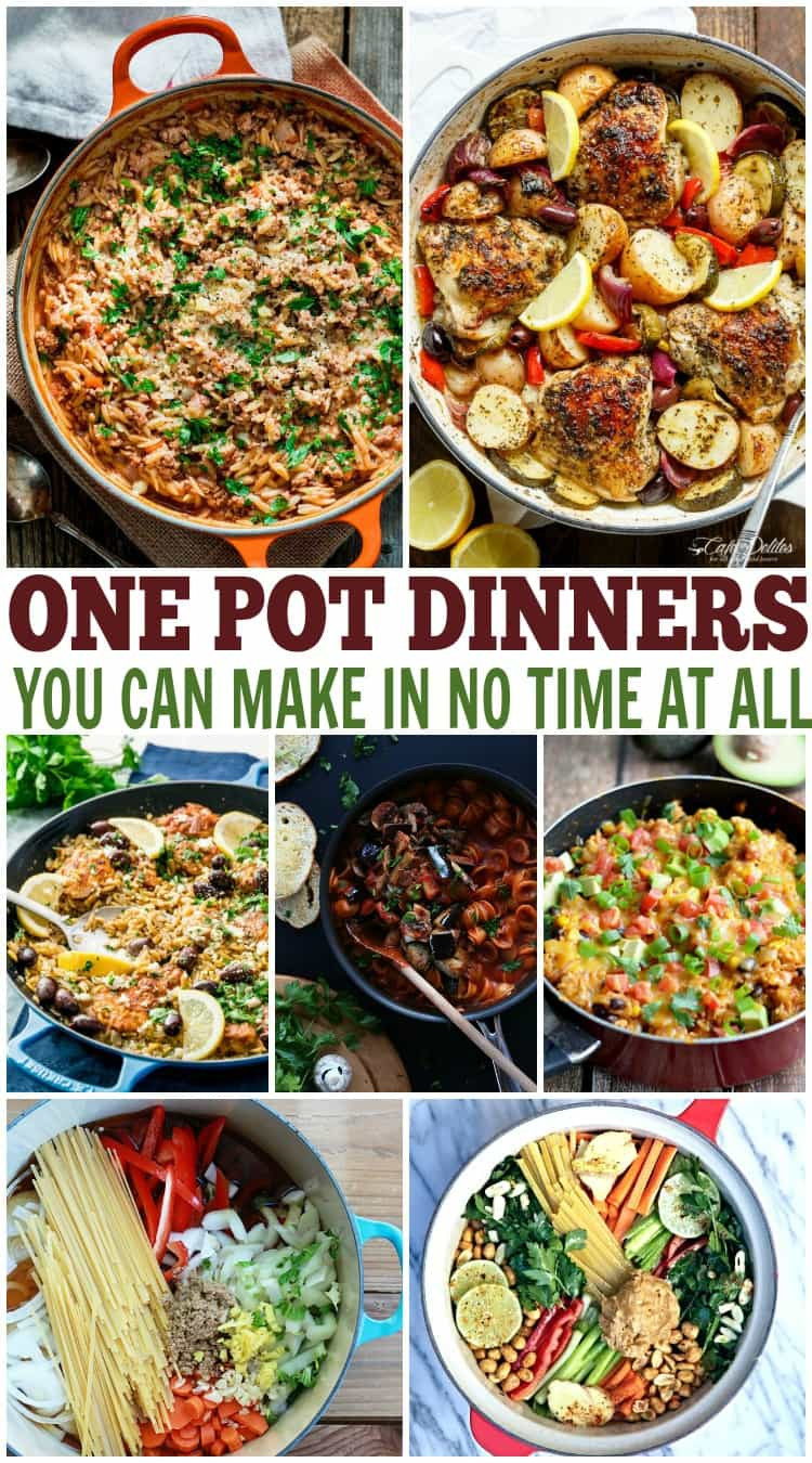 Quick One Pot Dinners
 e Pot Dinner Recipes