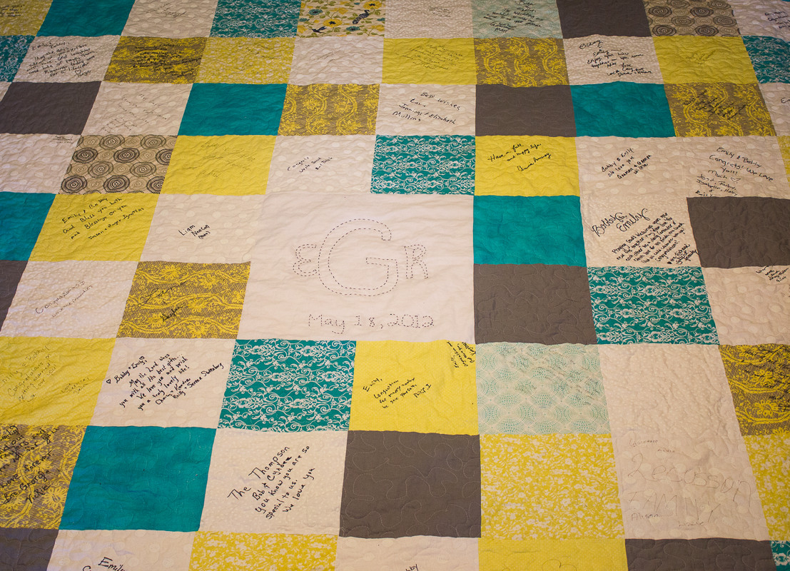 Quilt Wedding Guest Book
 How to Make a Guest Book Wedding Quilt Part 3 and