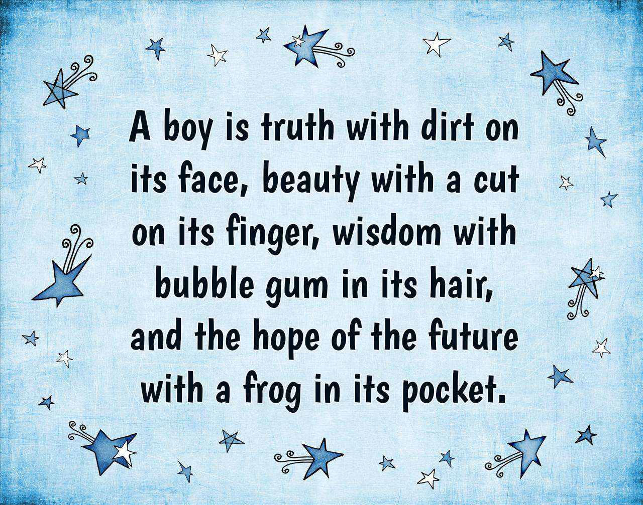Quote About Having A Baby Boy
 Baby Boy Quotes Hand Picked Text & Image Quotes