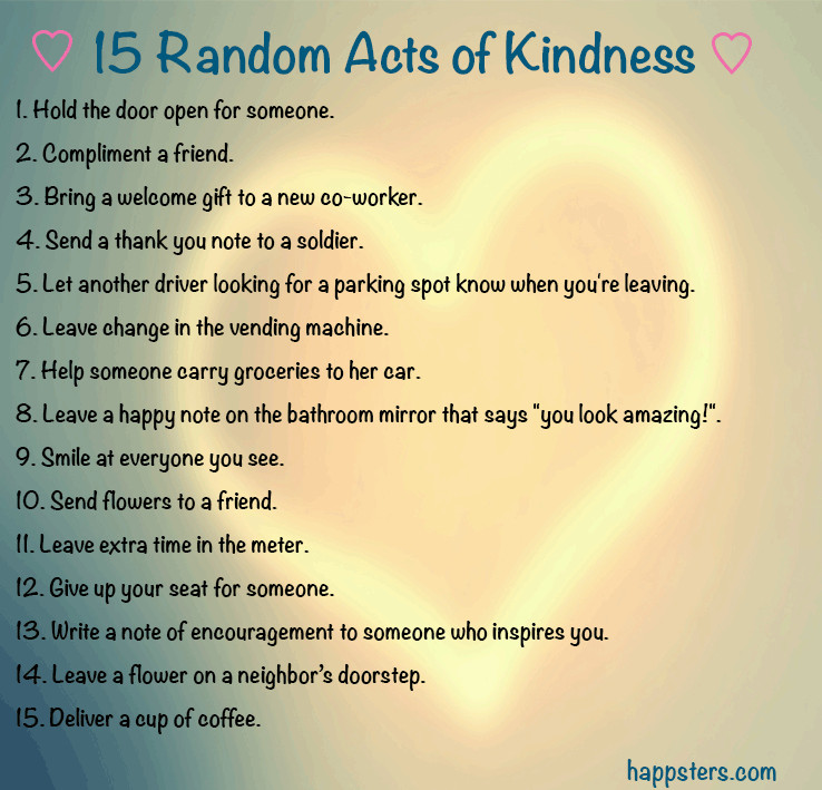 Quote About Random Acts Of Kindness
 Kindness