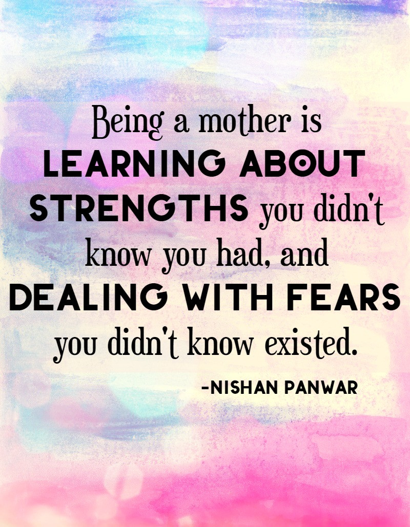 Quote About Strong Mothers
 Thank You Mom For Being Strong Enough to Teach Me to Be