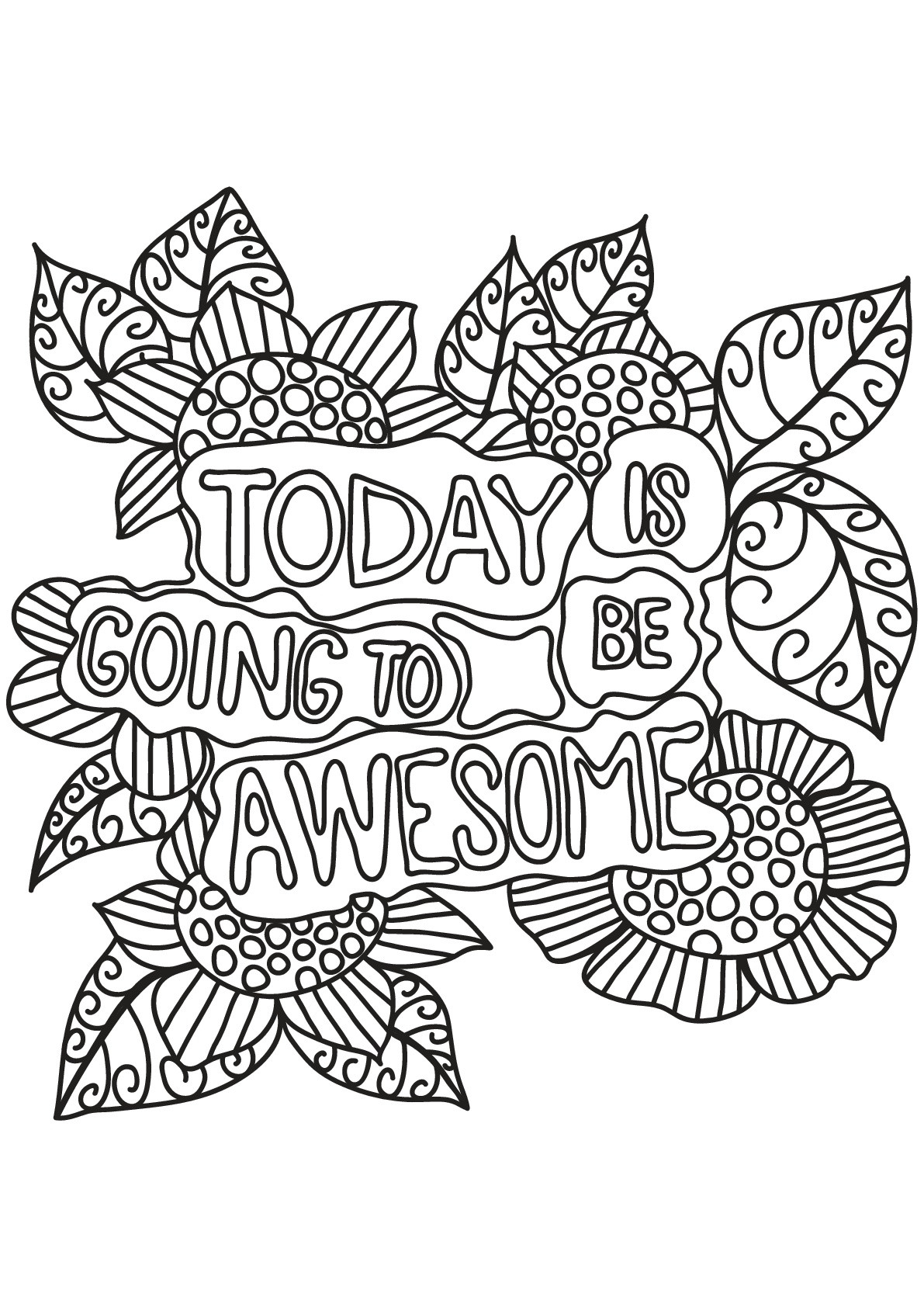 Quote Coloring Pages For Adults
 Free book quote 10 Quotes Adult Coloring Pages
