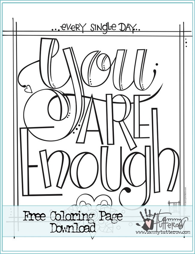 Quote Coloring Pages For Adults
 12 Inspiring Quote Coloring Pages for Adults–Free Printables