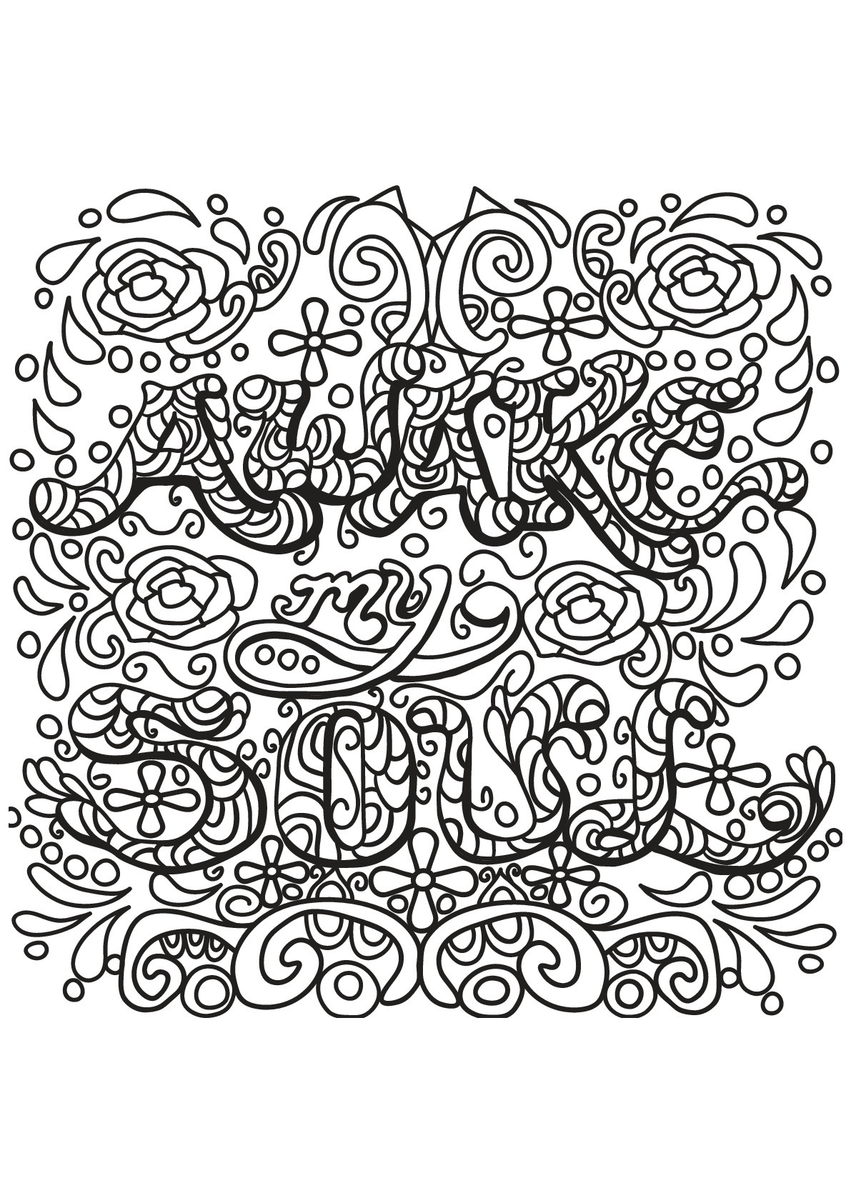 Quote Coloring Pages For Adults
 Free book quote 9 Quotes Adult Coloring Pages