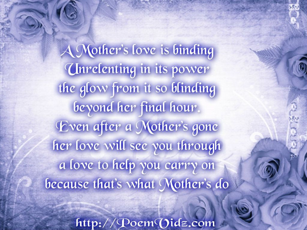 Quote For Dead Mother
 Deceased Mother Poems deceased mother poems