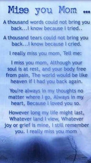 Quote For Dead Mother
 Death Anniversary Quotes For Mom QuotesGram