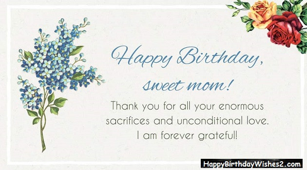 Quote For Mom On Her Birthday
 Best 100 Happy Birthday Wishes Messages & Quotes for