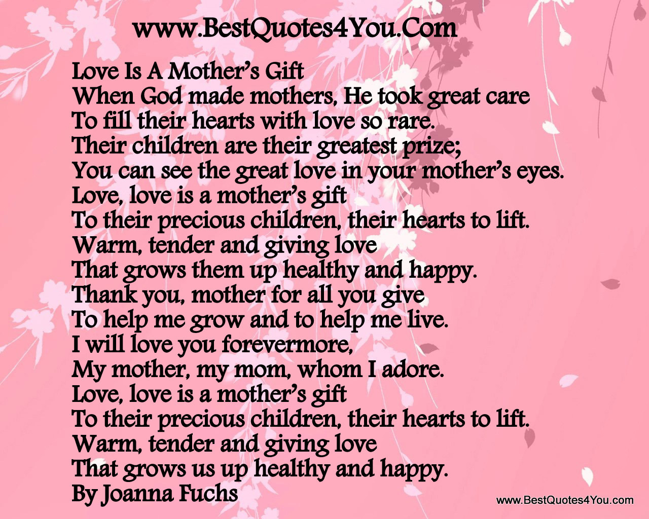 Quote For Mom On Her Birthday
 Birthday Quotes For Your Mother QuotesGram