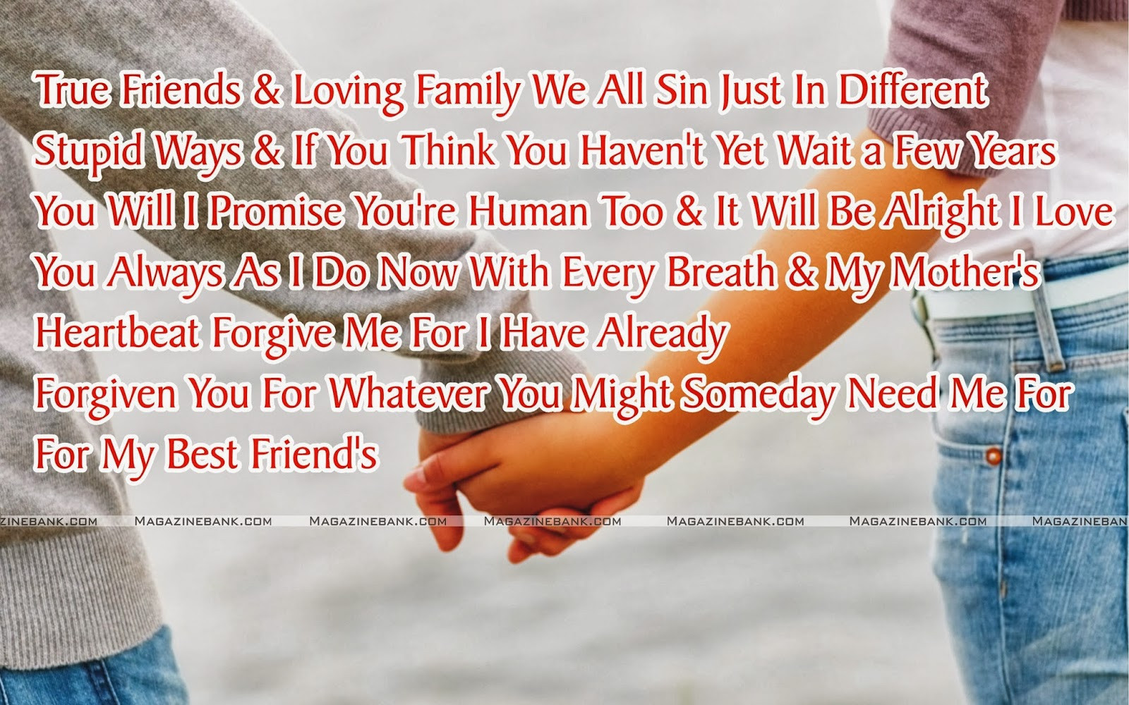 Quote On Friendship And Love
 True Family Quotes QuotesGram