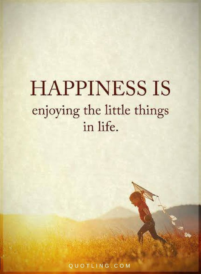 Quote On Life And Happiness
 Happiness Quotes Happiness is enjoying the little things