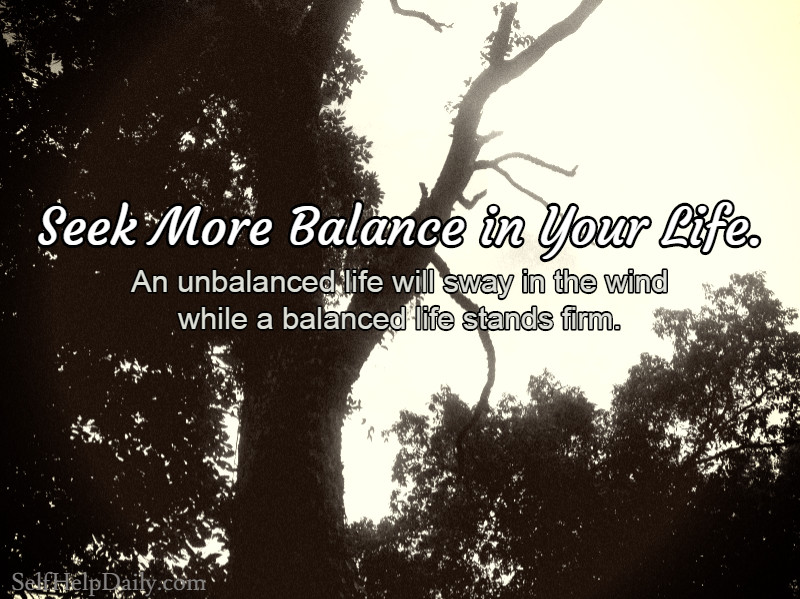 Quotes About Balance In Life
 Finding Balance in Your Life Why It Matters
