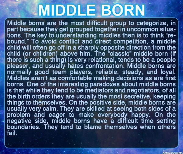 Quotes About Being The Middle Child
 Middle born children personality traits and