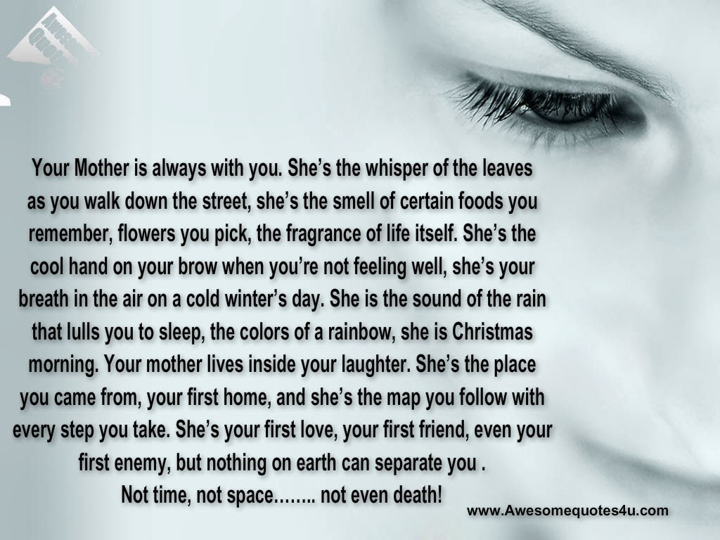 Quotes About Dead Mothers
 Remembering A Mothers Death Quotes QuotesGram