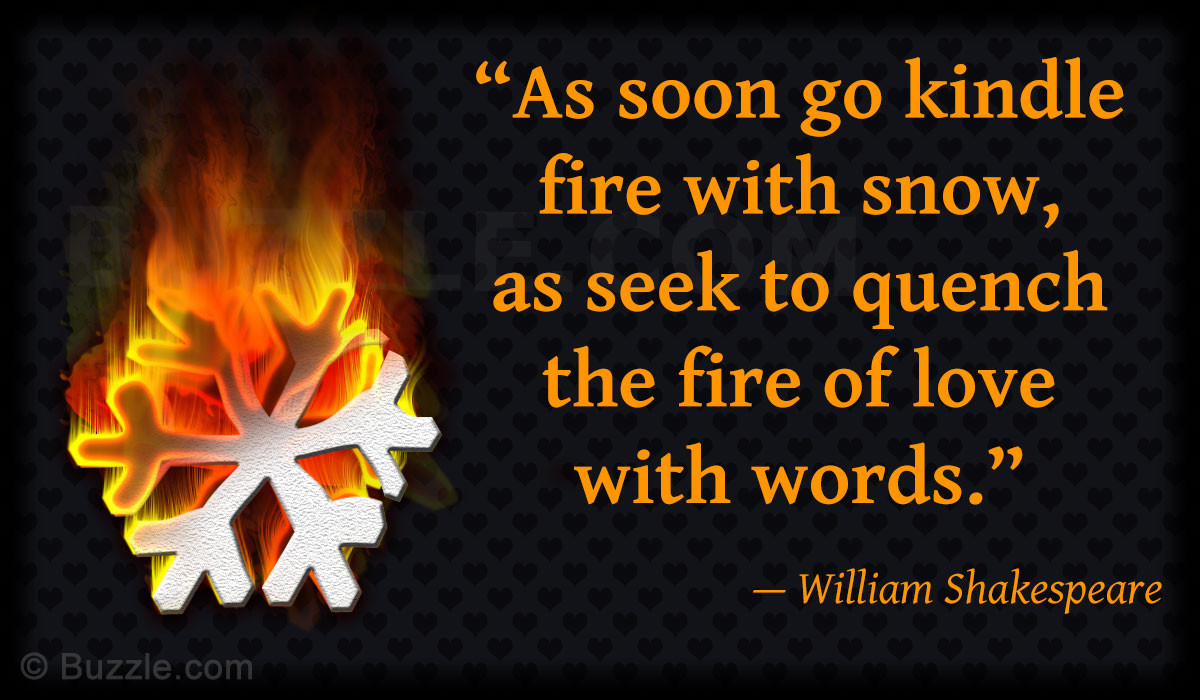 Quotes About Fire And Love
 Love Quotes by Shakespeare That Will Make a Romantic Out