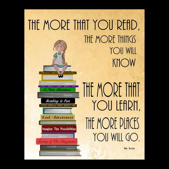 Quotes About Reading To Kids
 Items similar to Folk Art Quotes and Sayings Quote Art