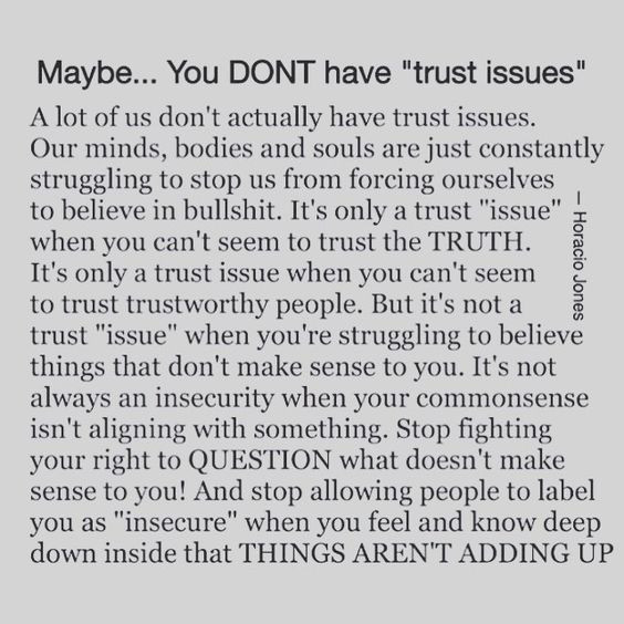 Quotes About Trust Issues In A Relationship
 It s disgusting when someone calls you insecure when they