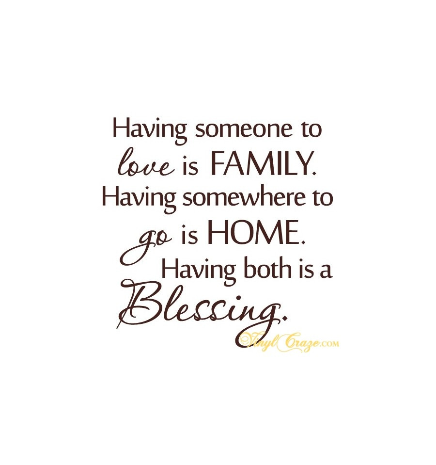 Quotes Abut Family
 Home And Family Quotes QuotesGram