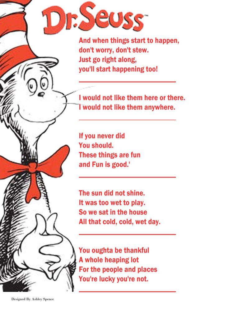 Quotes For Baby Books
 Baby shower game 3 Dr Seuss book quotes Name the book that goes with the quote Answers