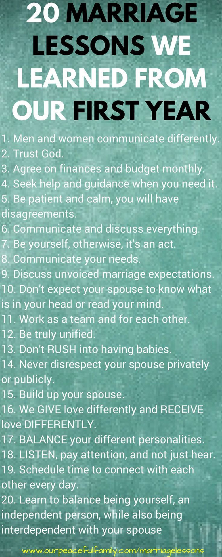 Quotes For Marriage
 20 Marriage Lessons We Learned From Our First Year of