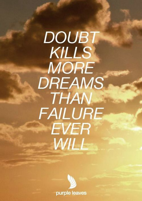 Quotes For Positive
 Self Doubt Quotes Inspirational QuotesGram