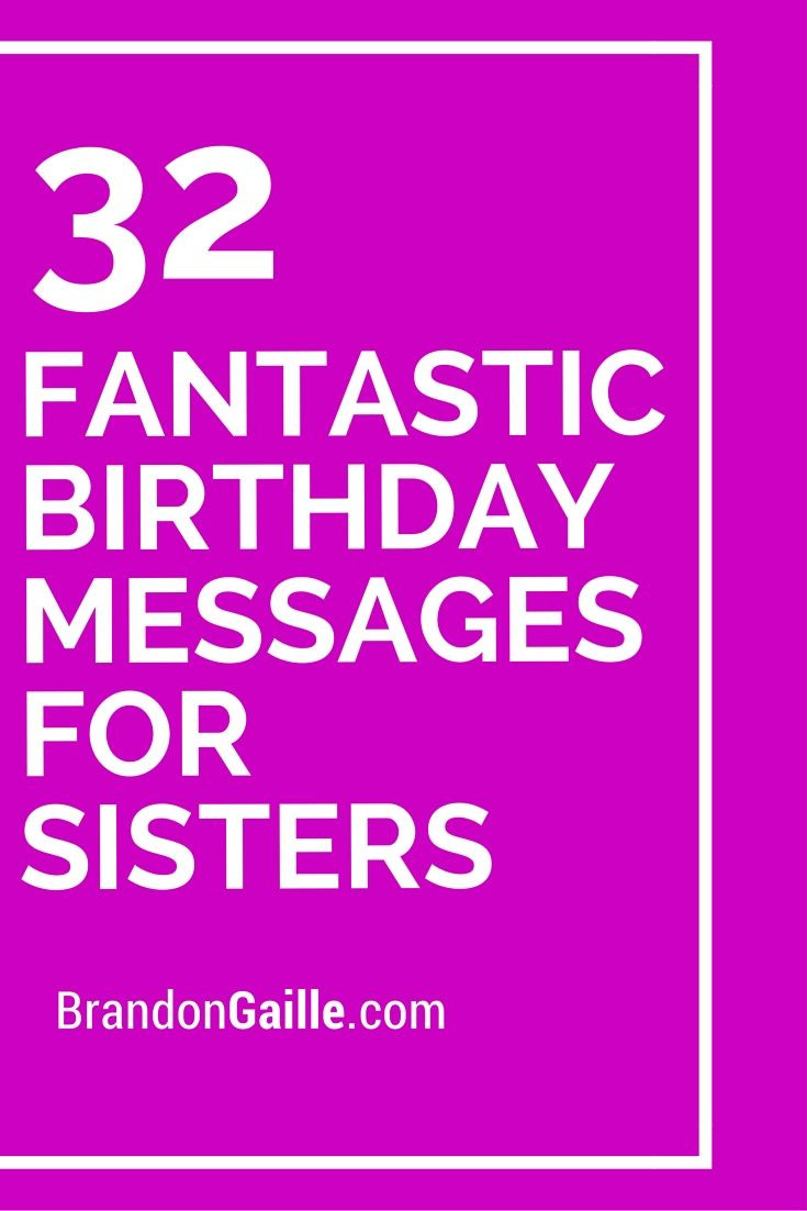 Quotes For Sis Birthday
 Best 25 Sister birthday greetings ideas on Pinterest