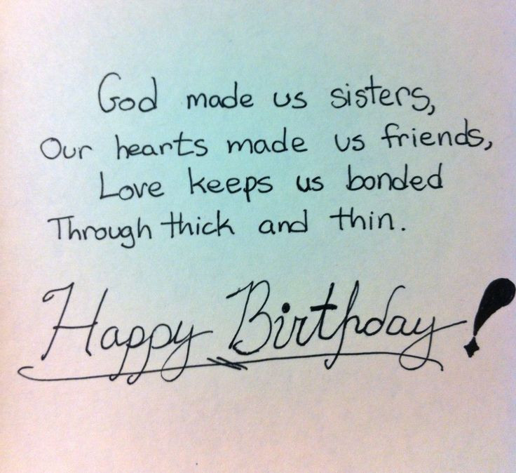 Quotes For Sis Birthday
 Happy Birthday To My Sister s and