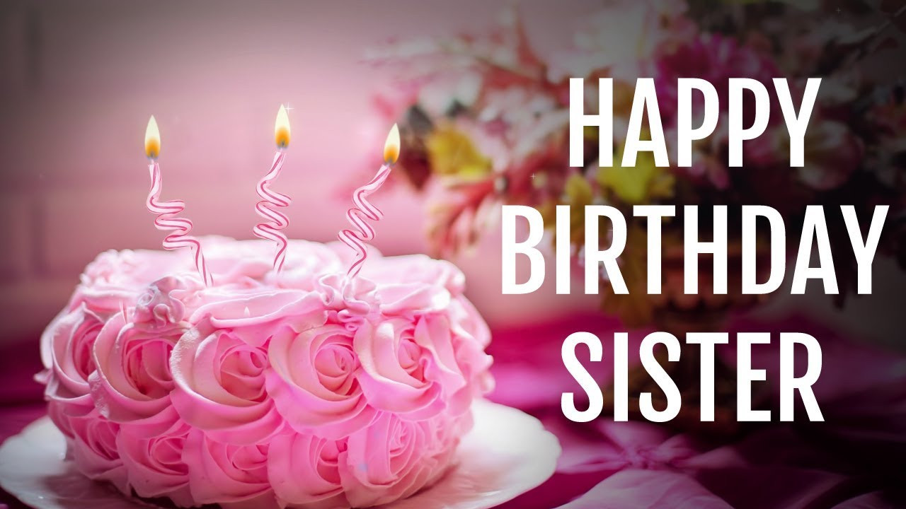Quotes For Sis Birthday
 Birthday Wishes for Sister from Sister Happy Birthday