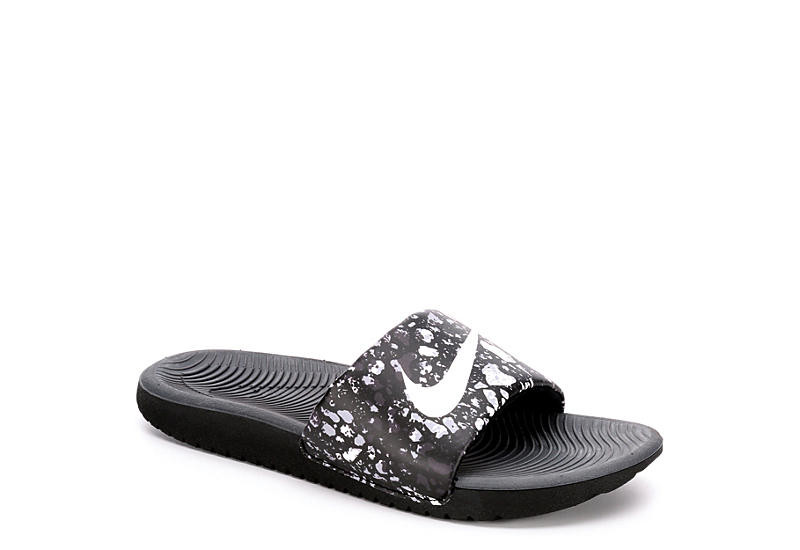 Rack Room Shoes For Kids
 Black & White Nike Boy s Kawa Slide Athletic Sandals