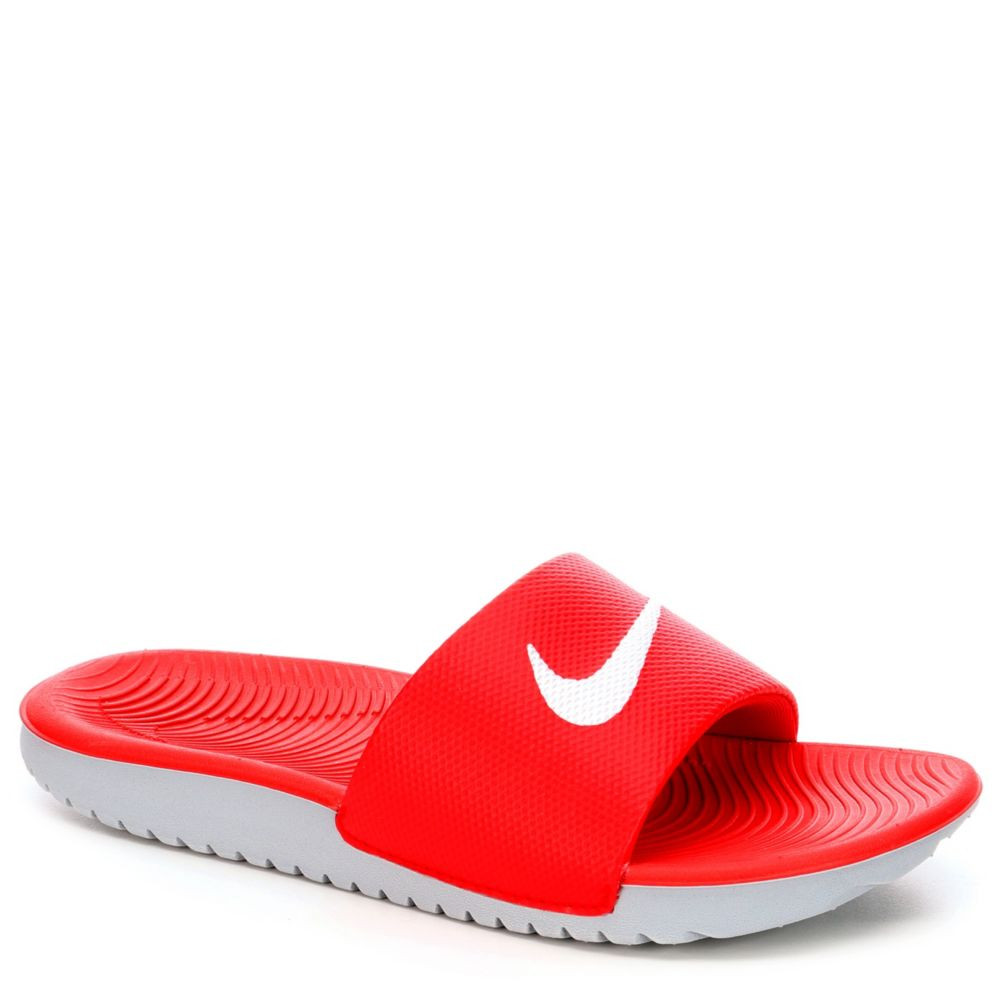Rack Room Shoes Kids
 Nike Kawa Slide Kids Sandal RED