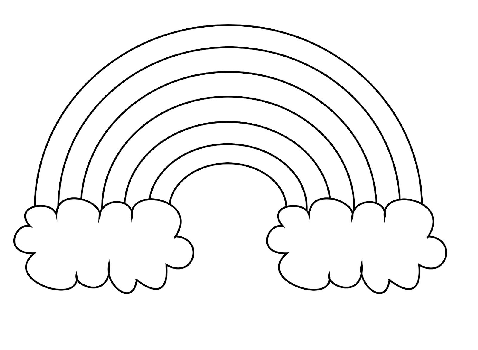 Rainbow Coloring Pages For Toddlers
 Rainbow Coloring Pages