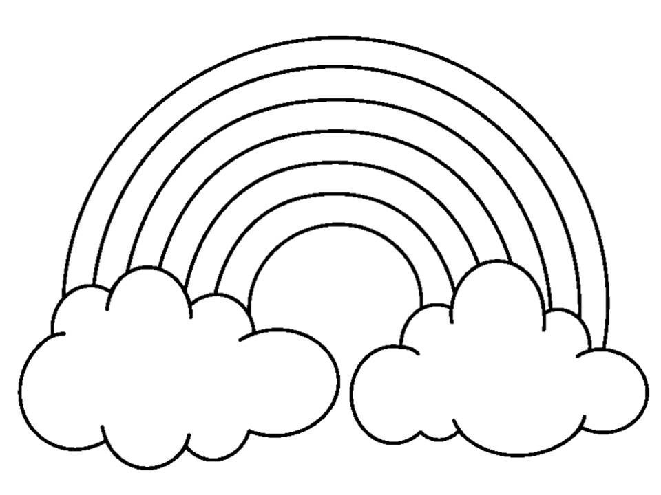 Rainbow Coloring Pages For Toddlers
 Rainbow Coloring Pages With Color Words
