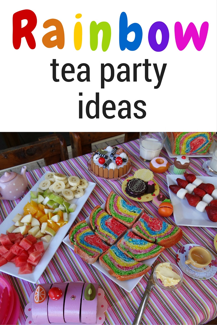 Rainbow Tea Party Ideas
 Rainbow Tea Party Ideas