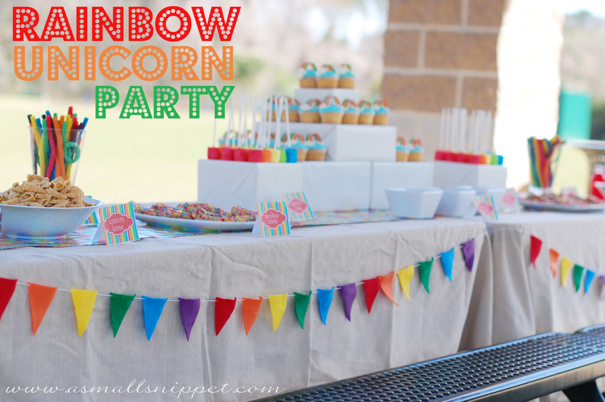 Rainbow Unicorn Birthday Party Ideas
 Rainbow Unicorn Party