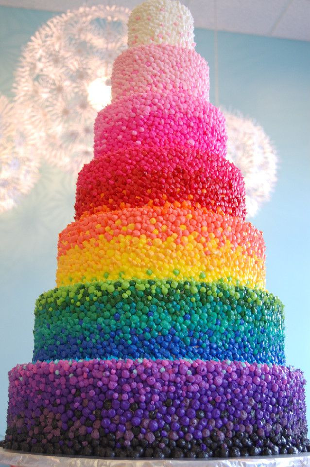 Rainbow Wedding Cakes
 Memorable Wedding Wedding Rainbow Themes Are Meaningful