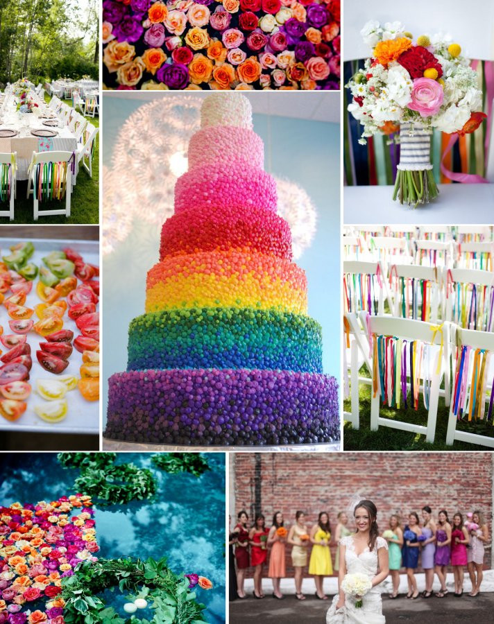 Rainbow Wedding Cakes
 Special Day Cakes