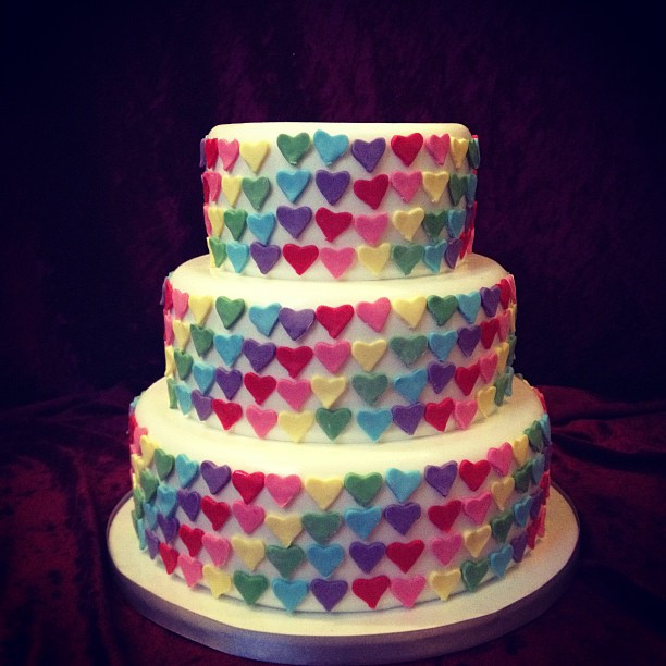 Rainbow Wedding Cakes
 Rainbow Wedding Cake