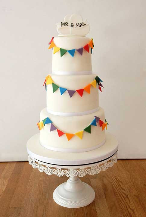 Rainbow Wedding Cakes
 The Cakery s Rainbow Wedding Cake The Cakery Leamington Spa