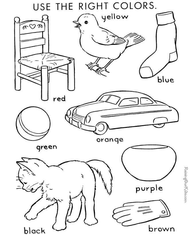 Raising Our Kids.Com Coloring Pages
 Color by Number coloring page for kids 004
