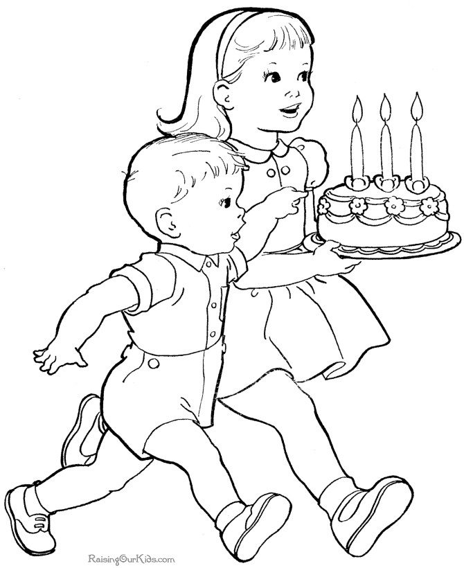 Raisingourkids.Com Coloring Pages
 Kids page to print and color