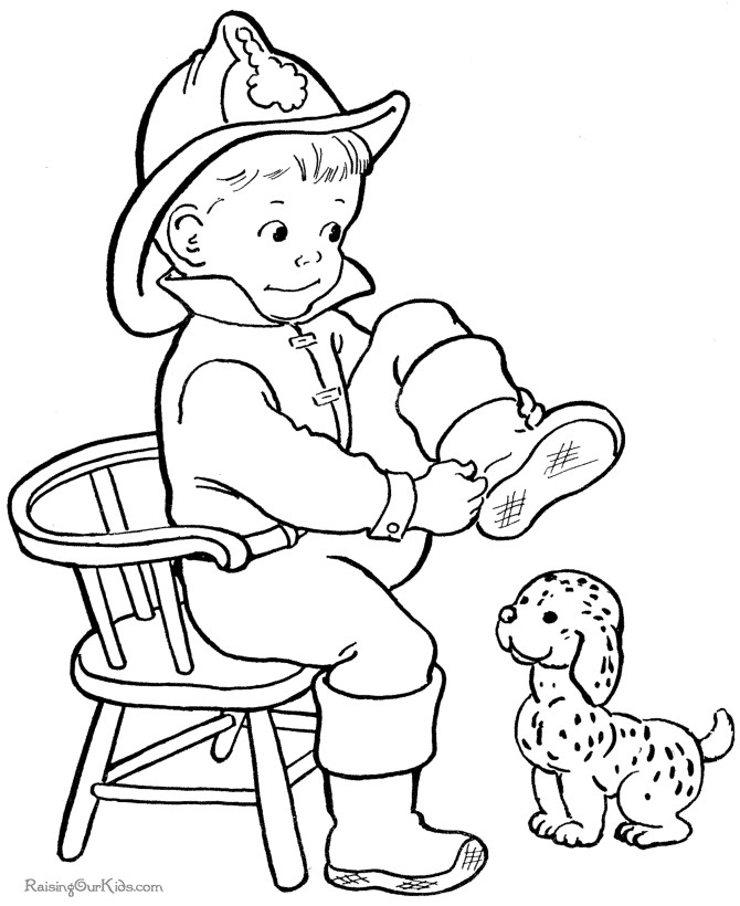 Raisingourkids Com Coloring Pages
 Free printable animal coloring page of a puppy