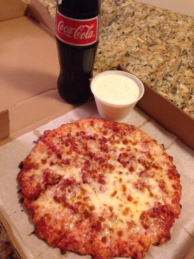 Ranch Pizza Sauce
 Personal pepperoni pizza with ranch dressing for dipping