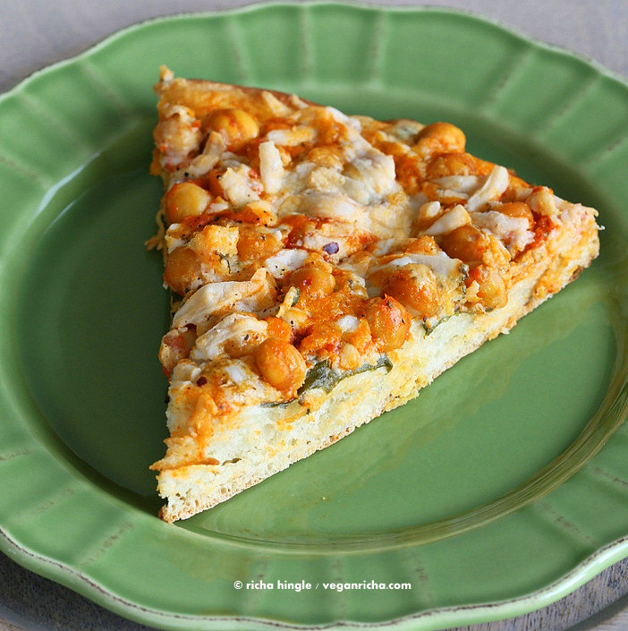 Ranch Pizza Sauce
 Buffalo Chickpea Pizza with White Garlic Sauce and Celery